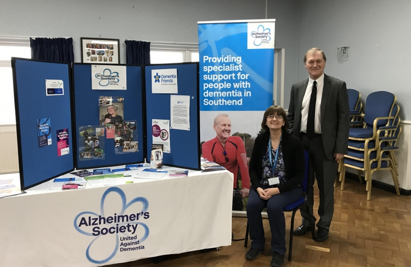 Sir David Amess MP with Judith Wilkinson